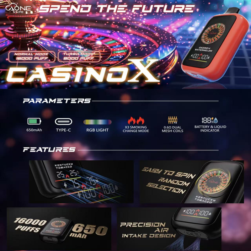 AONE VAPE CasinoX 16000口:圖片 9