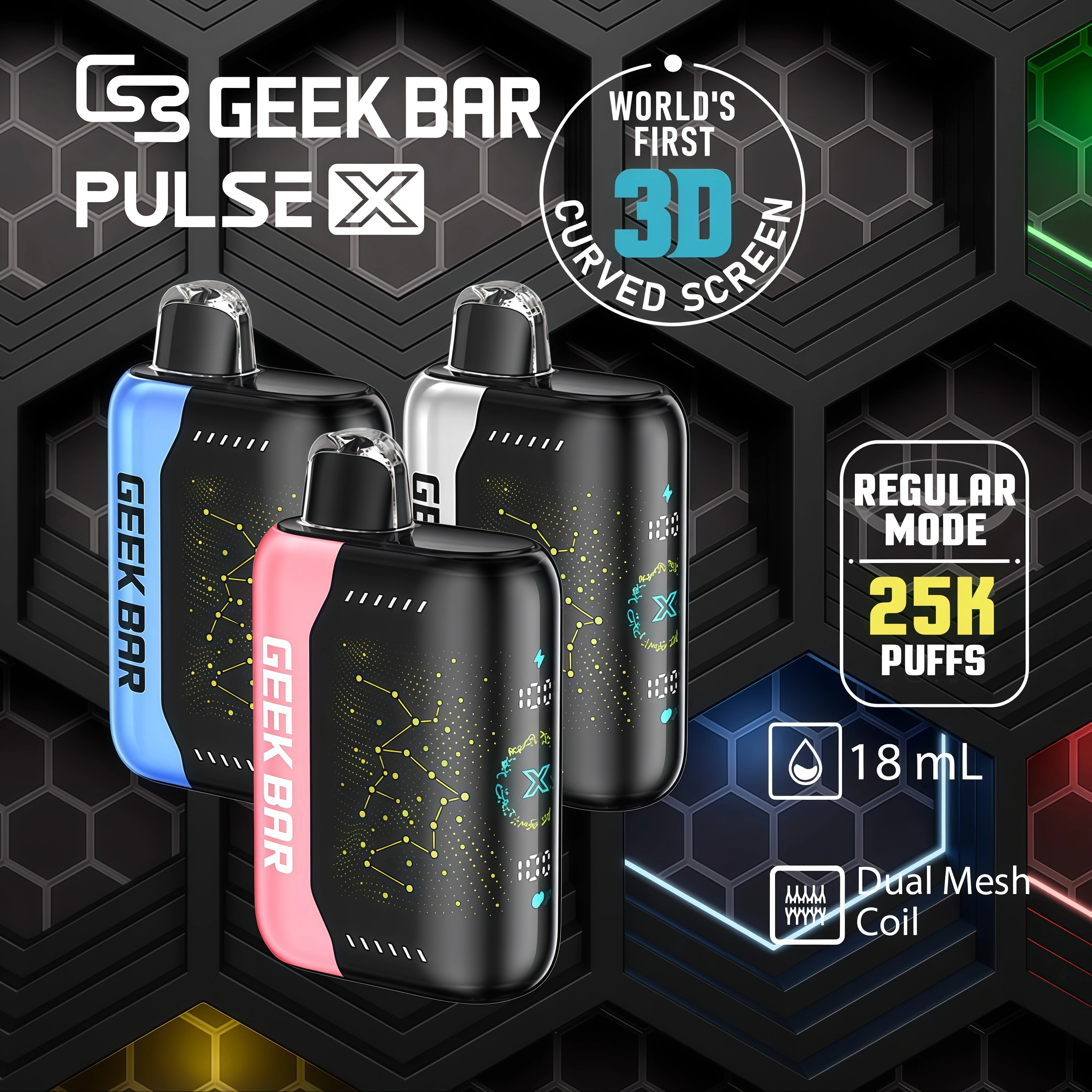 GEEK BAR Pulse X 25000口 一次性電子煙:圖片 12