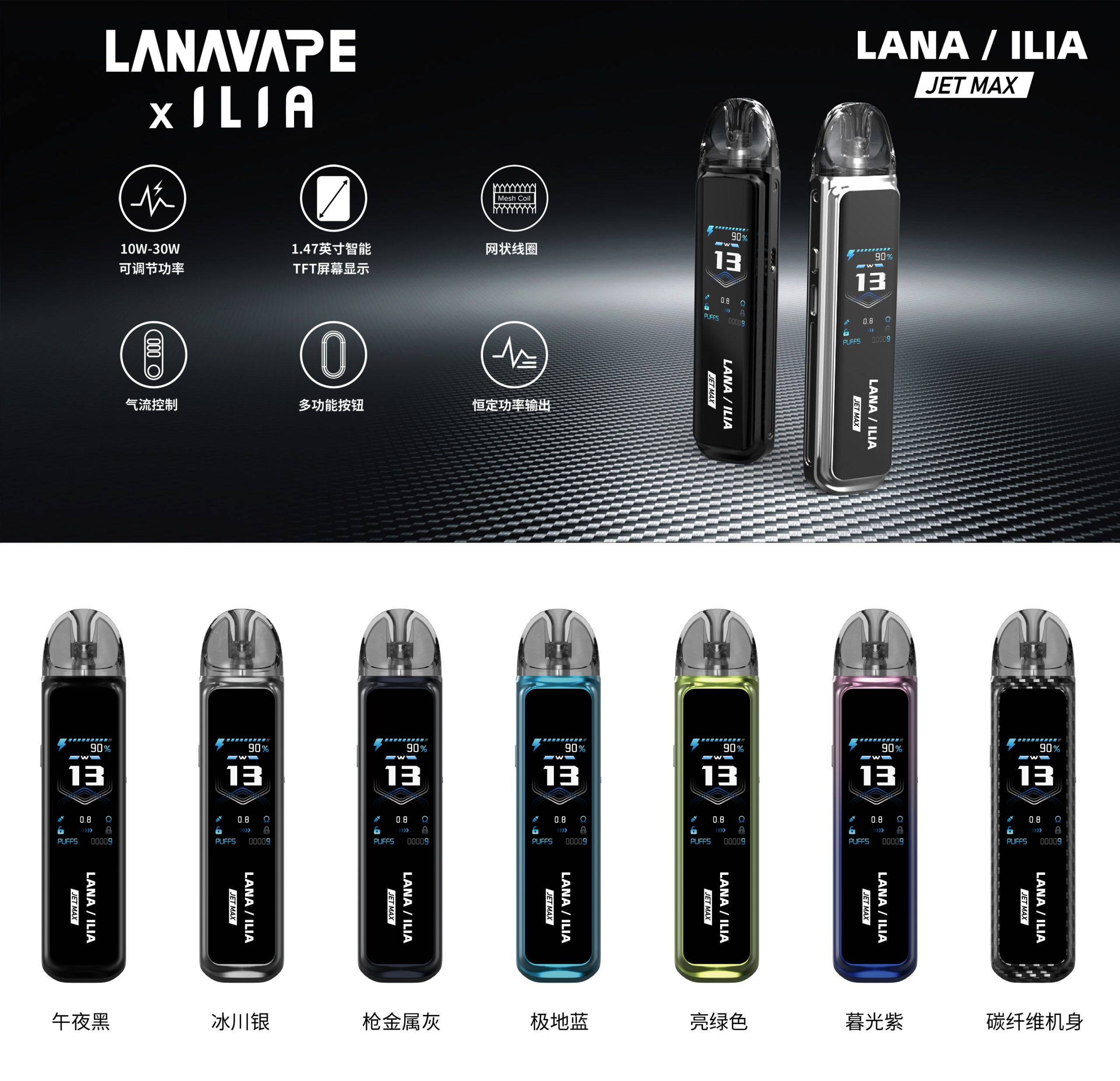 LANA Jet Max 30W 側注油大煙主機套裝:圖片 6